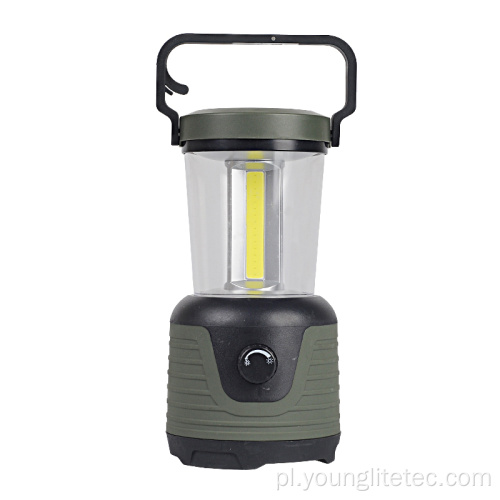 Bezstopniowa ściemnianie 10W Cob Camping Lantern z kompasem